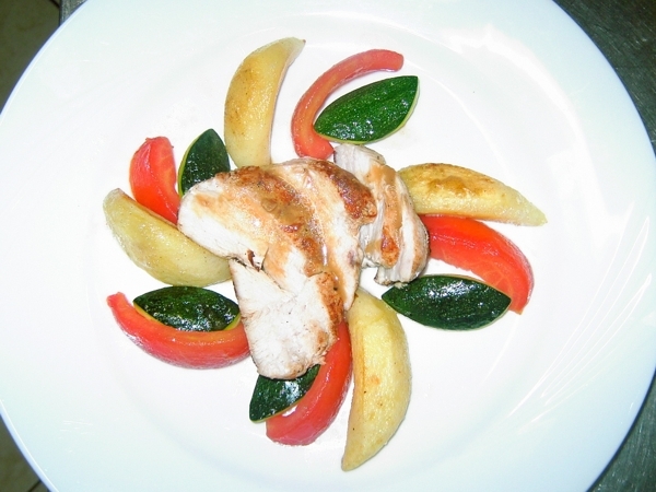 Variationen mit Gefl�gelfleisch