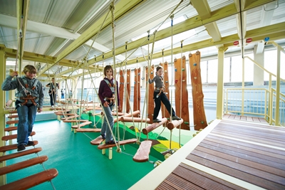 Hochseilanlage im Rhönräuberpark